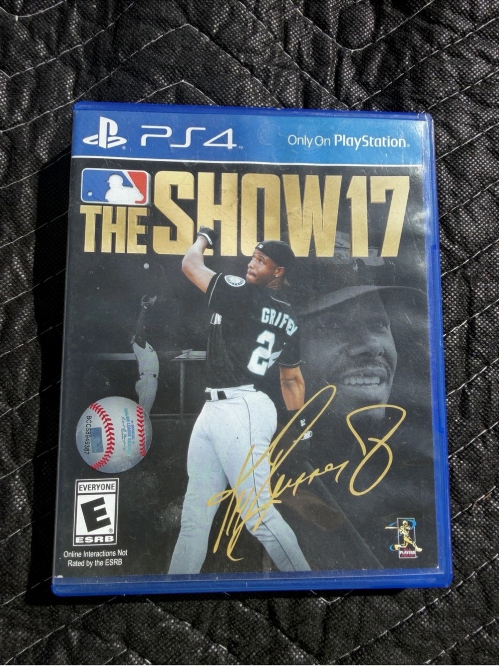 Sony PS4 The Show 17 - Blue Case with Gold Cover Logo